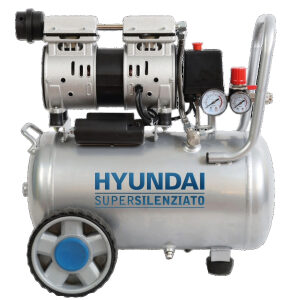 65700 - COMPRESSORE OIL FREE 24LT HYUNDAI 1HP